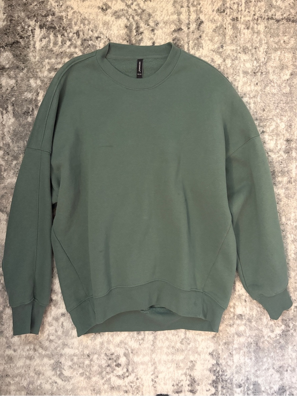 Women's Fleece High-low Crewneck Sweatshirt